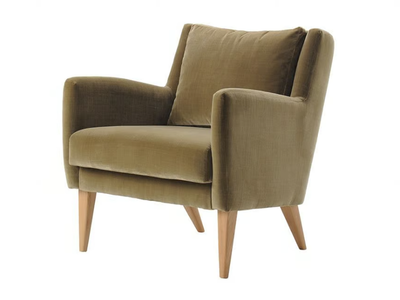 GOODWOOD - Fabric armchair with armrests _ Morgan