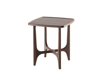 OSLO - Square wooden side table _ Morgan