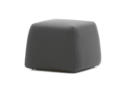 HIGHLANDS - Square fabric pouf with removable lining _ Moroso