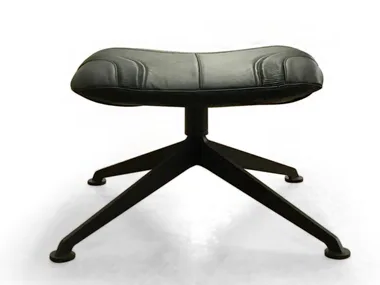 LONGWAVE - With 4-spoke base upholstered footstool _ Moroso