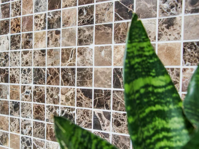 MARMO - 5835475 - Dark Emperador marble mosaic _ Mosaix