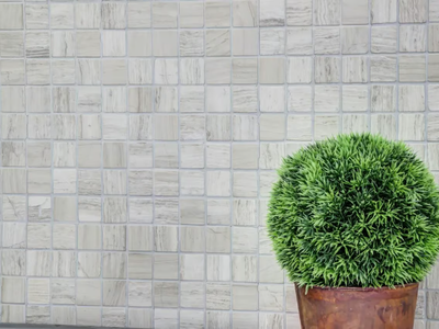 MARMO - 5835550 - Grey marble mosaic _ Mosaix