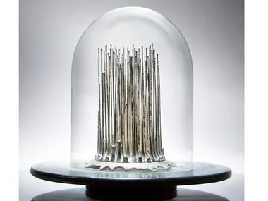 21 INVISIBLE CITY 4 GLACIAL - Glass sculpture _ Mosche Bianche