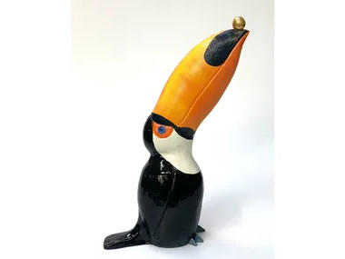 PELICAN - Ceramic sculpture _ Mosche Bianche