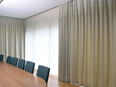 POWER 571 - 572 - Motorized aluminium drapery track _ Mottura