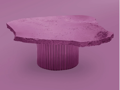 11.07 - Low travertine coffee table _ MOVIMENTO