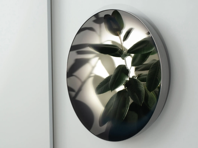CONCAVE CONVEX MIRROR - Round wall-mounted mirror _ MOVIMENTO