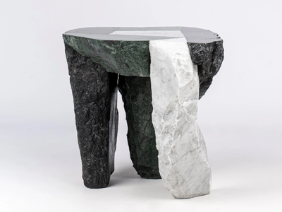 MISCELLANEOUS - Oval marble coffee table _ MOVIMENTO