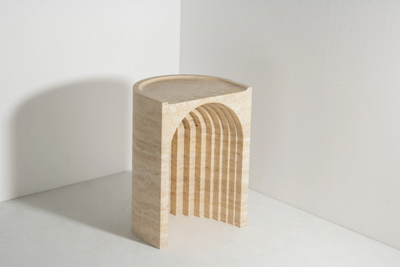 REVELO - Travertine stool _ MOVIMENTO