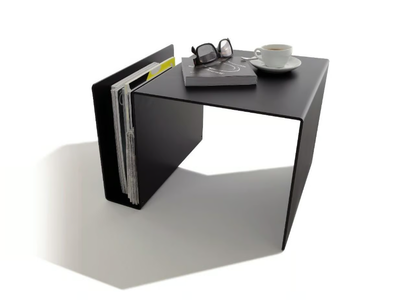 HUK - Coffee table with integrated magazine rack _ Müller Small Living