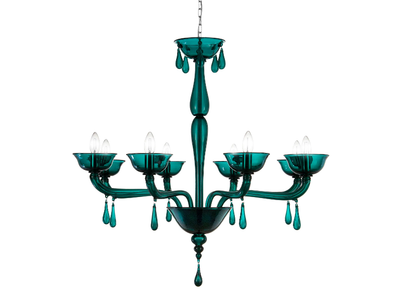 PORTOFINO - Handmade Murano glass chandelier _ MULTIFORME