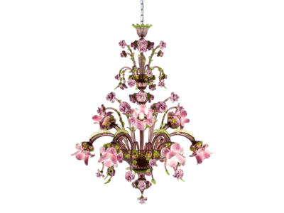 ROSAE ROSARUM - Murano glass pendant lamp _ MULTIFORME