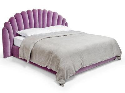 DAISY - Upholstered velvet double bed _ Munna