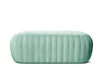 MELLOW - Upholstered rectangular velvet pouf _ Munna