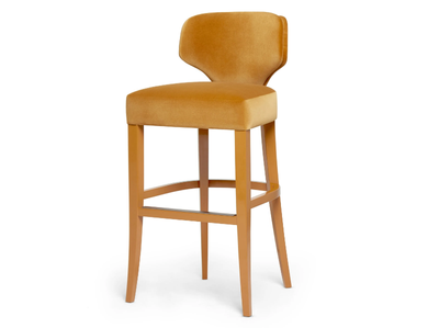 MELODY - High upholstered velvet stool _ Munna