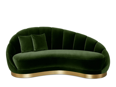 OLYMPIA - Upholstered velvet day bed _ Munna