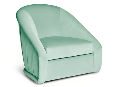 QUEEN B - Swivel velvet armchair _ Munna