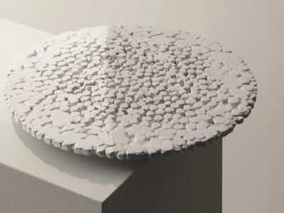 PHENOMENON PLATE - Glazed stoneware centerpiece _ Mutina