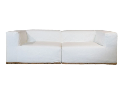 CI-J4P / CI-W4P - 3 seater cotton sofa with removable cover _ MX HOME