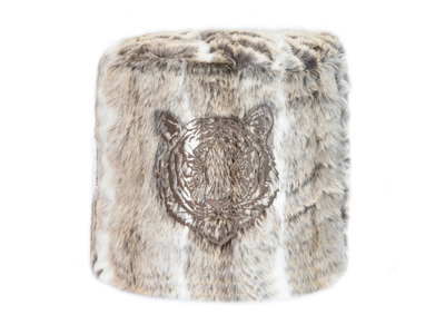 FM5 - Fake fur pouf _ MX HOME