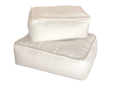 H1S / H1M - Rectangular wool pouf _ MX HOME