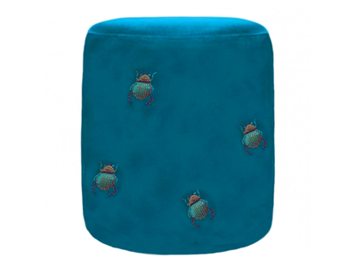 VB6 - Round velvet pouf _ MX HOME