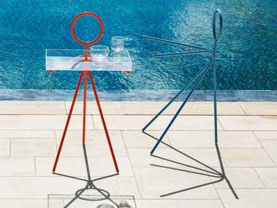 STEWARD - Metal coffee table / valet stand _ MY YOUR