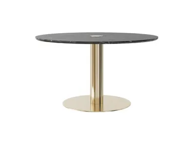 DAWN - Round marble garden side table _ Myface