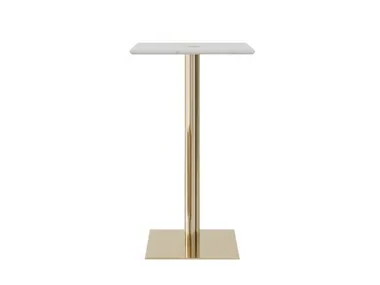 DAWN - Square marble bar high table _ Myface