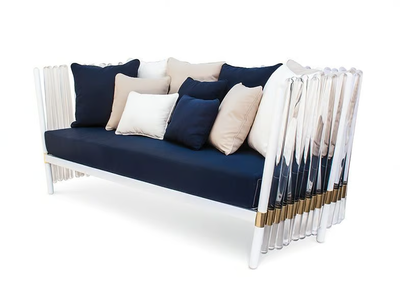 HOUDINI - 3 seater fabric garden sofa _ Myface