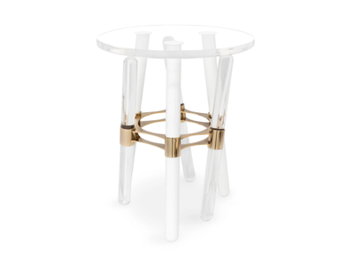 HOUDINI - Round acrylic high side table _ Myface