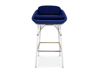 NERO - High fabric garden stool _ Myface