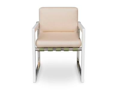 SACCU - Sled base fabric garden chair _ Myface