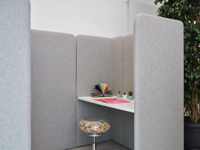 EDEN STUDIO - Fabric office booth _ Nahu
