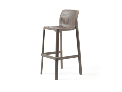 NET STOOL - High garden stool with back _ Nardi