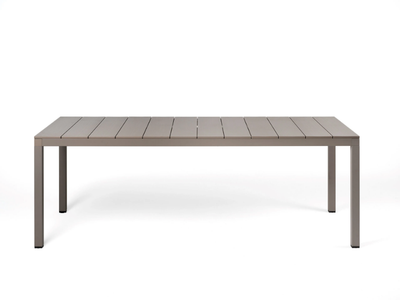 RIO ALU 210 FIX - Powder coated aluminium garden table _ Nardi