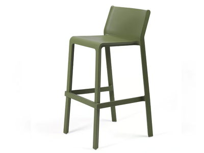 TRILL STOOL - High stool with back with footrest _ Nardi