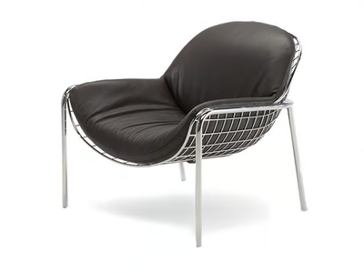 LAVE - Leather armchair _ Natuzzi Italia