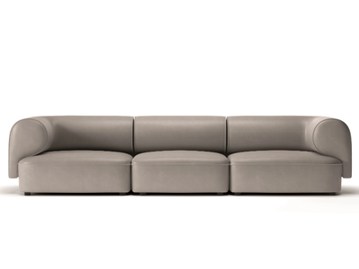 MELODY - 3 seater leather sofa _ Natuzzi Italia