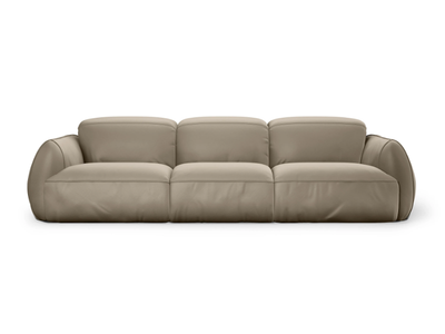 MINDFUL - 4 seater leather sofa _ Natuzzi Italia