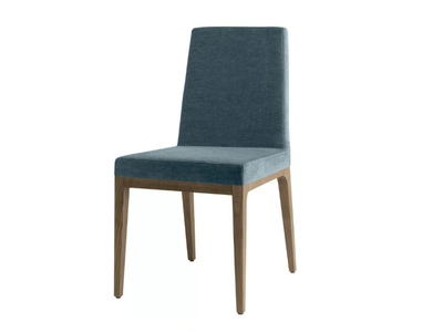 ARISA SE01 - Upholstered fabric chair with lacquered base _ New Life