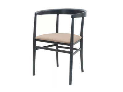 GRACE PO01 - Solid wood chair with armrests _ New Life