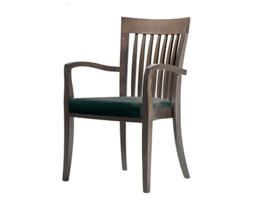 MARTA PO03 - Solid wood chair with armrests _ New Life