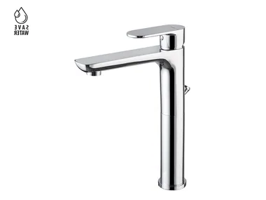 EXTRO - Single handle High washbasin mixer with pop up waste _ newform