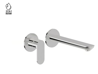 EXTRO - Wall-mounted single handle washbasin mixer without waste _ newform