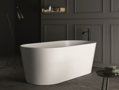 BAY - Freestanding oval Pietraluce® bathtub _ Nic