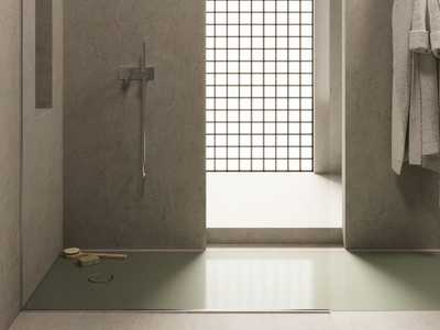 FOGLIO - Rectangular ceramic shower tray _ Nic