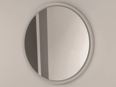 PARENTESI - Round mirror with integrated lighting _ Nic