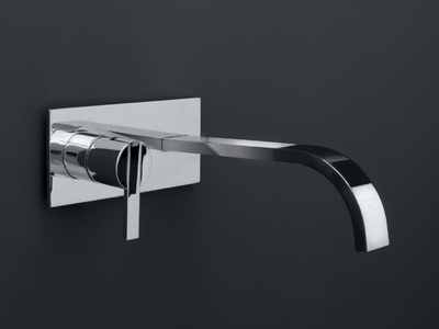 SOLO - Wall-mounted single handle washbasin mixer _ Nic