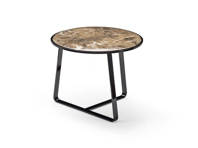 CIRCOLO - Round marble coffee table _ NICOLINE